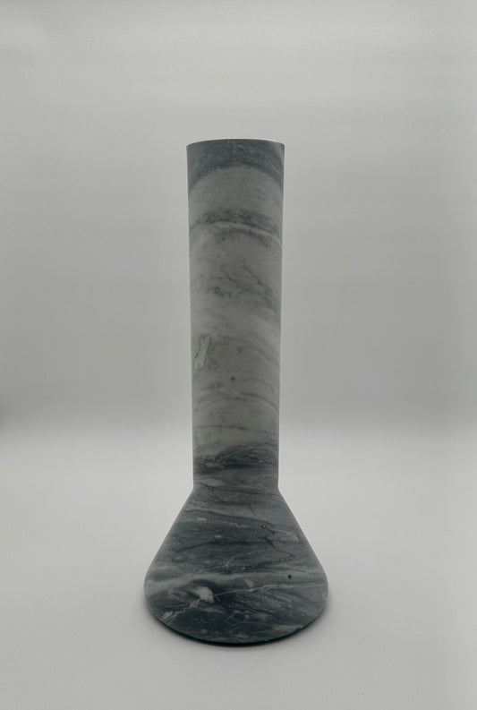 Tall Cylinder Marble Vase